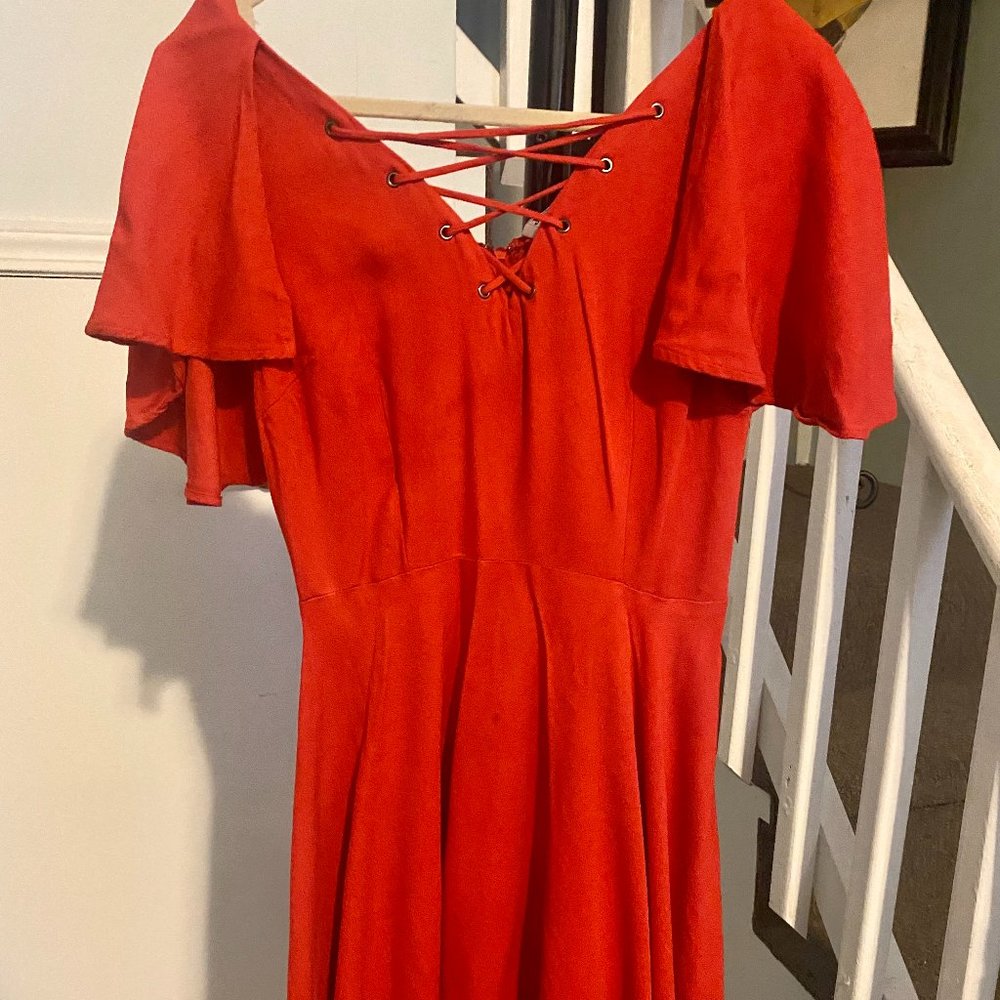 Red, Mini Dress